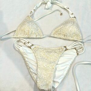 Beautiful white and gold dolcessa Bikini